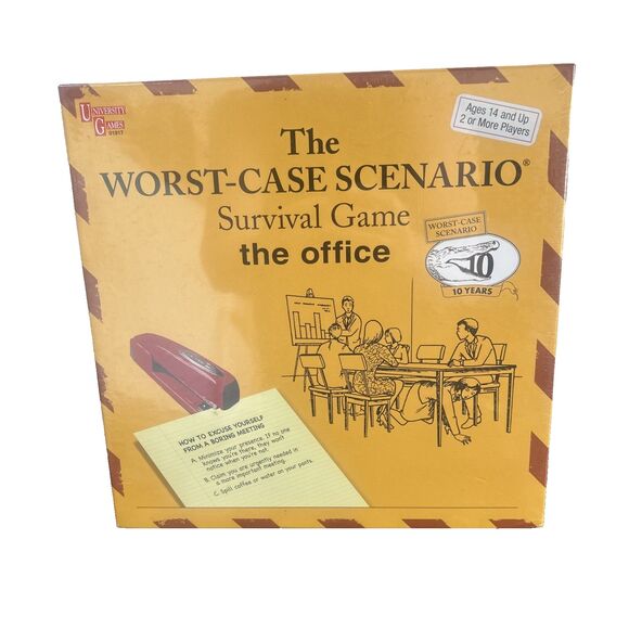 The Worst Case Scenario 14+ The Office Survival Board Game 2009 NEW Sealed - Picture 3 of 6